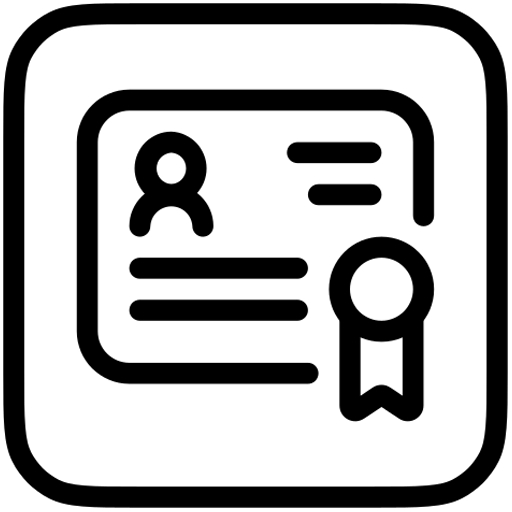 Licensed badge