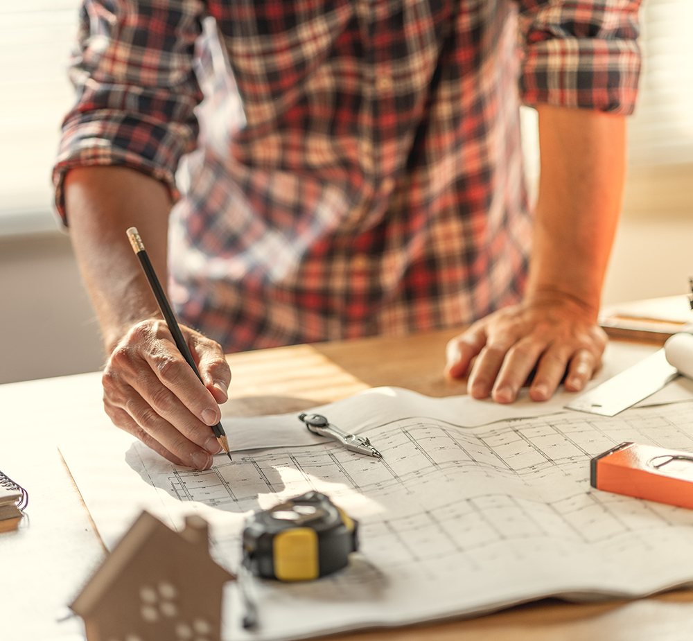 ADU process illustration: budgeting, design, build, approval